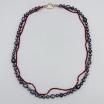 Saltstream Necklace by Air & Earth Design at The Avenue Gallery, a contemporary fine art gallery in Victoria, BC, Canada.