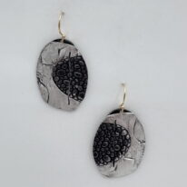 Carved Line Earrings by Air & Earth Design at The Avenue Gallery, a contemporary fine art gallery in Victoria, BC, Canada.
