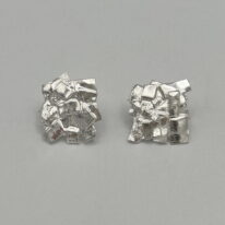 Silver Earrings by Barbara Adams at The Avenue Gallery, a contemporary fine art gallery in Victoria, BC, Canada.