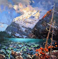 A Light Touch in Edith Cavell by Bi Yuan Cheng at The Avenue Gallery, a contemporary fine art gallery in Victoria, BC, Canada.