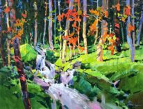 Little Creek by Bi Yuan Cheng at The Avenue Gallery, a contemporary fine art gallery in Victoria, BC, Canada.