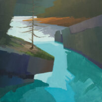 Cascading Silence III by Michael King at The Avenue Gallery, a contemporary fine art gallery in Victoria, BC, Canada.
