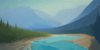 The Long Return, Kootenay River by Michael King at The Avenue Gallery, a contemporary fine art gallery in Victoria, BC, Canada.