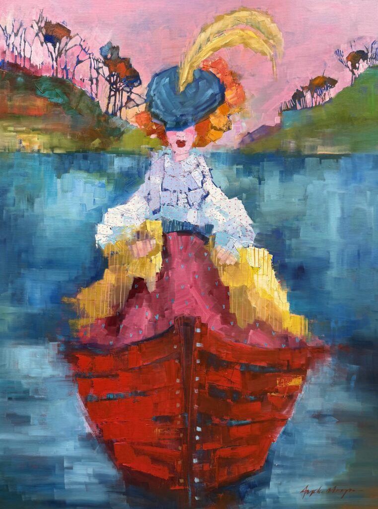 Through the Narrows by Angela Morgan at The Avenue Gallery, a contemporary fine art gallery in Victoria, BC, Canada.