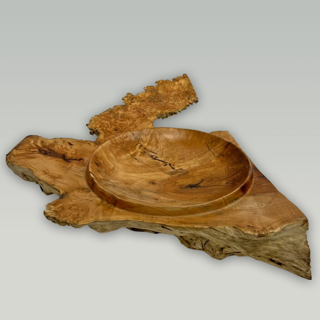 Big Leaf Maple Burl Figured Slab by Robert Wilman at The Avenue Gallery, a contemporary fine art gallery in Victoria, BC, Canada.