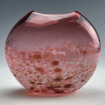 Tulip Vase (Salmon) by Lisa Samphire at The Avenue Gallery, a contemporary fine art gallery in Victoria, BC, Canada.