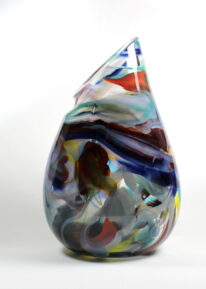 Multicolour Vase by Guy Hollington at The Avenue Gallery, a contemporary fine art gallery in Victoria, BC, Canada.