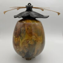 Tall Flat Neck with Top by Geoff Searle at The Avenue Gallery, a contemporary fine art gallery in Victoria, BC, Canada.